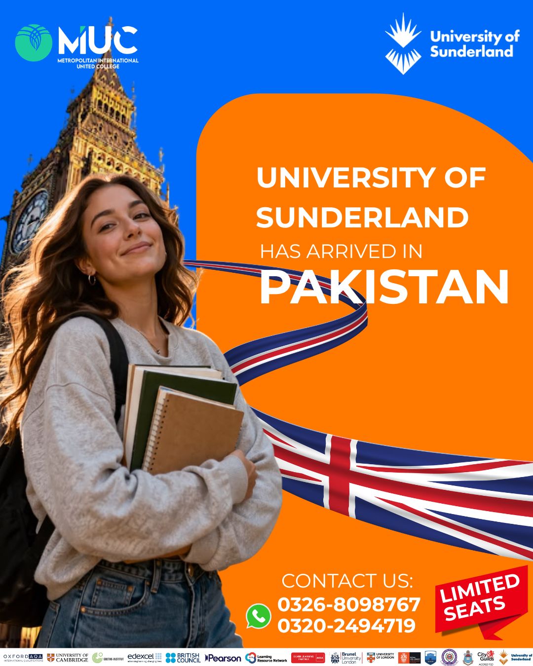 University of Sunderland programmes at MIUC Pakistan